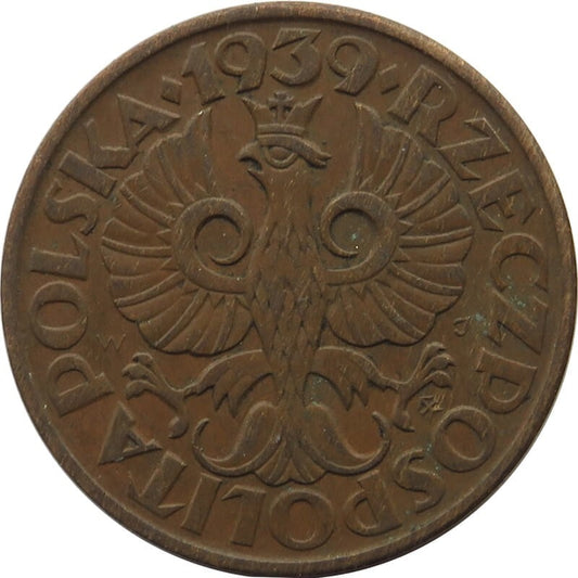 2 grosze 1939, stan 1-