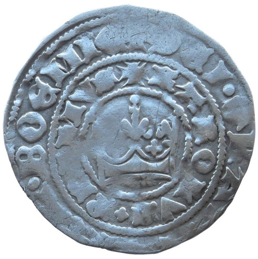 Czechy, grosz praski Karol IV, 1346–1378 , stan 3